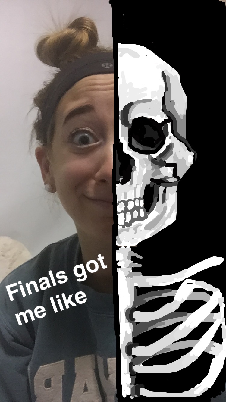 Emma as a skeleton