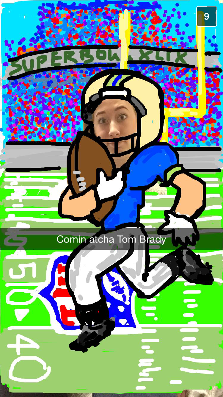 Emma in Super Bowl XLIX 2015