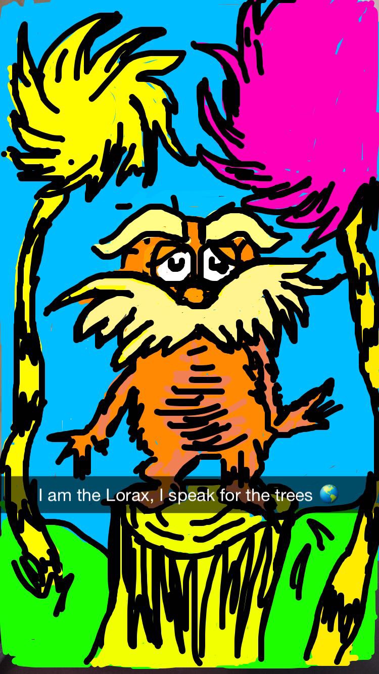 Emma as The Lorax
